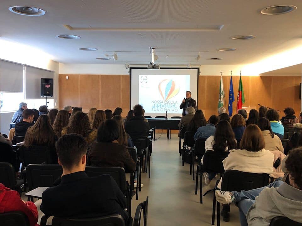 Visita à Escola Secundária de Caldas das Taipas